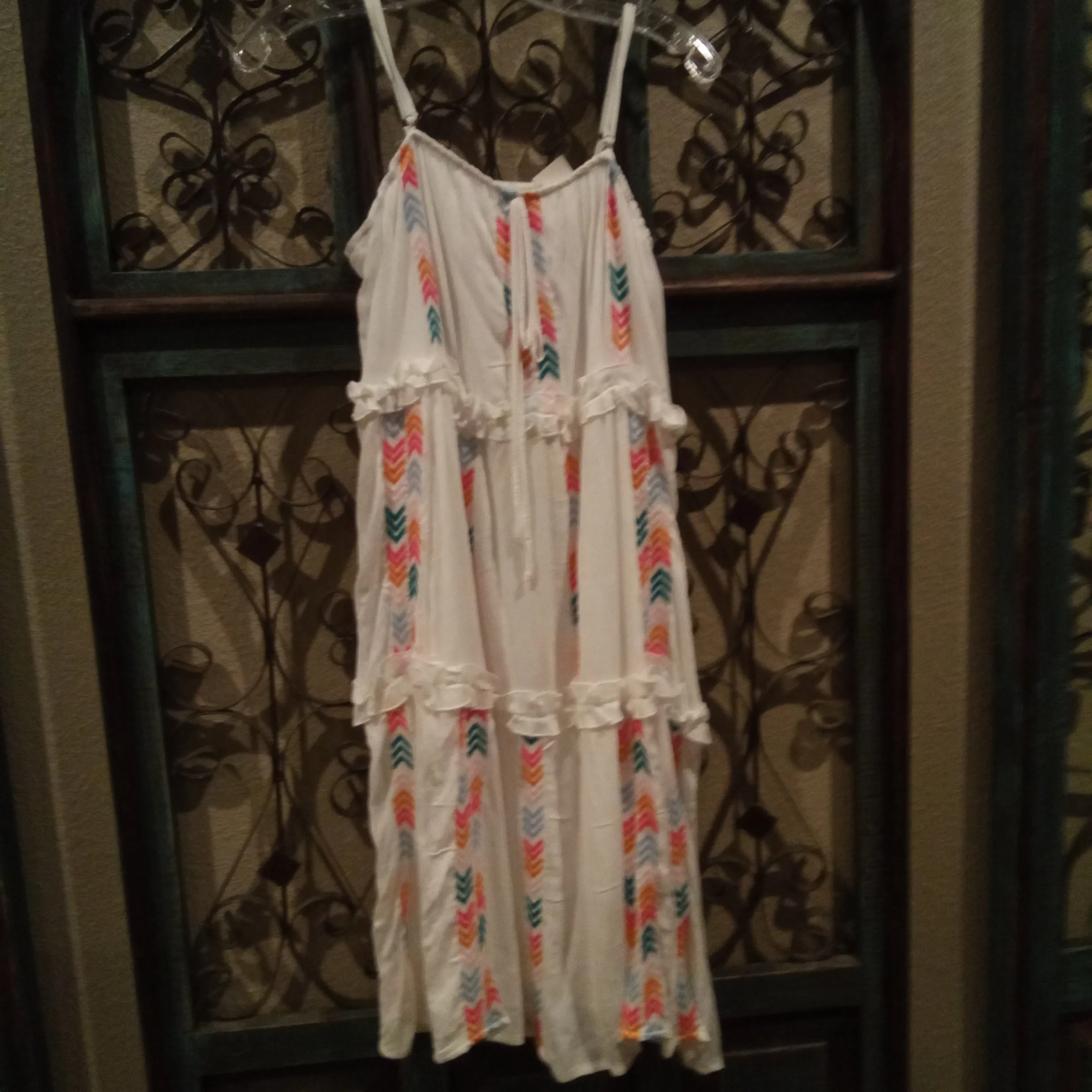 White embroidered Sundress | Savanna Jane