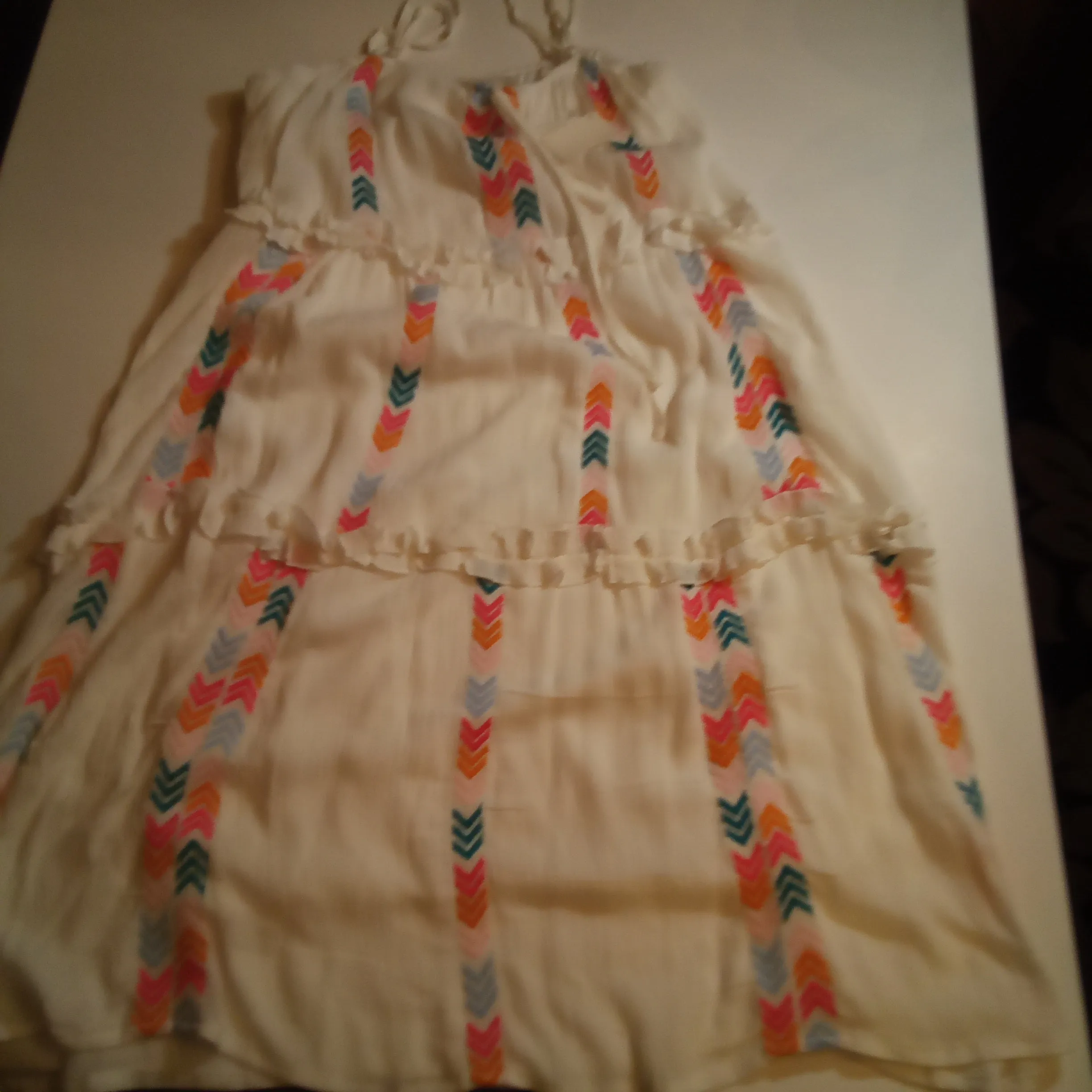 White embroidered Sundress | Savanna Jane