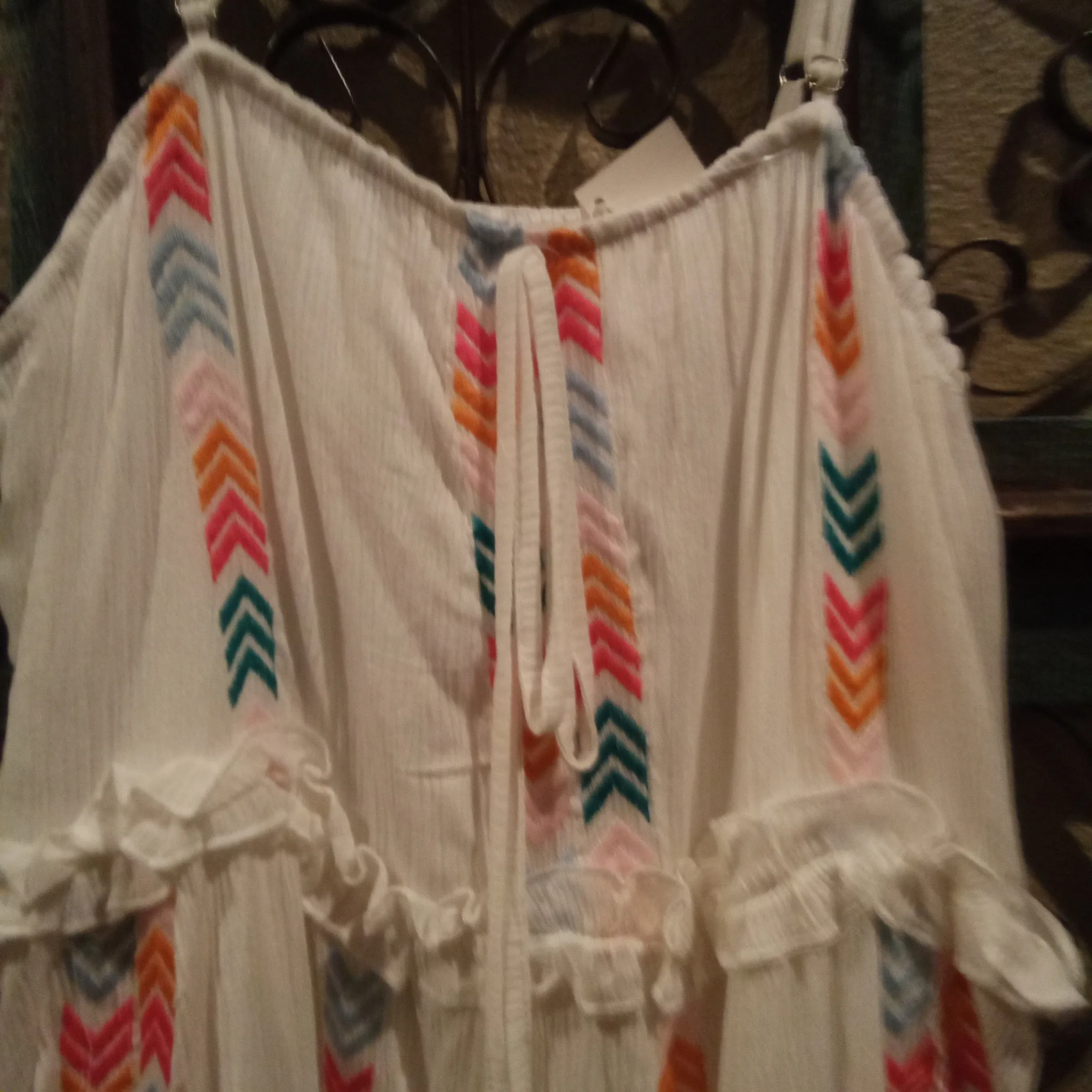 White embroidered Sundress | Savanna Jane