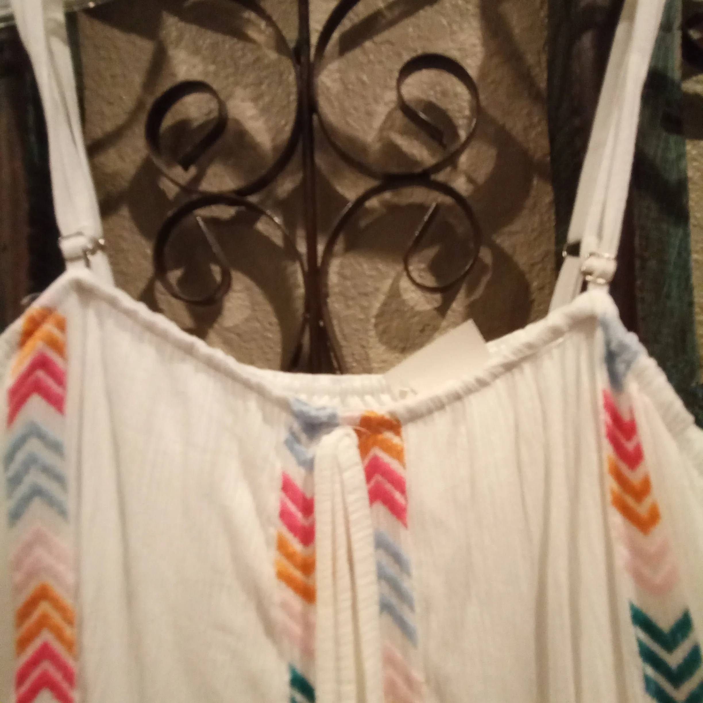 White embroidered Sundress | Savanna Jane