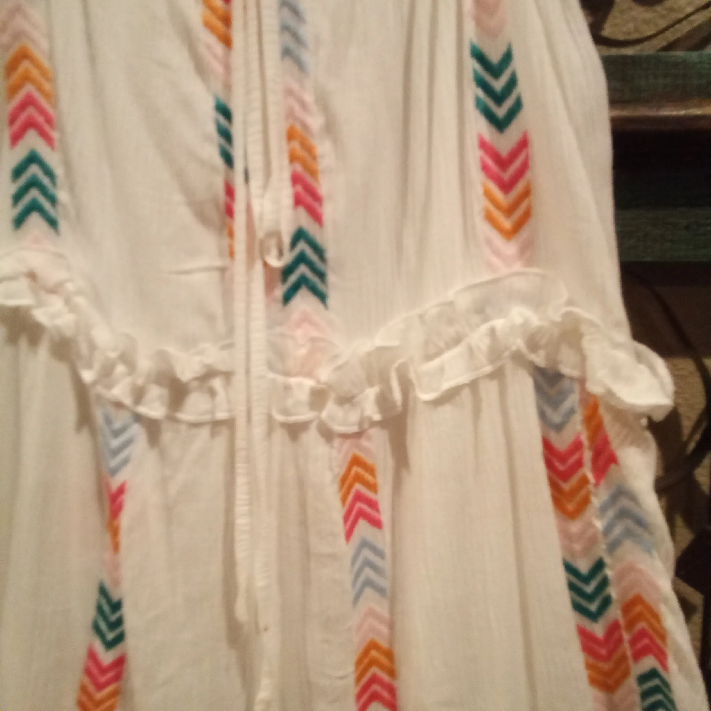 White embroidered Sundress | Savanna Jane