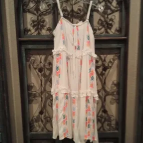 White embroidered Sundress | Savanna Jane