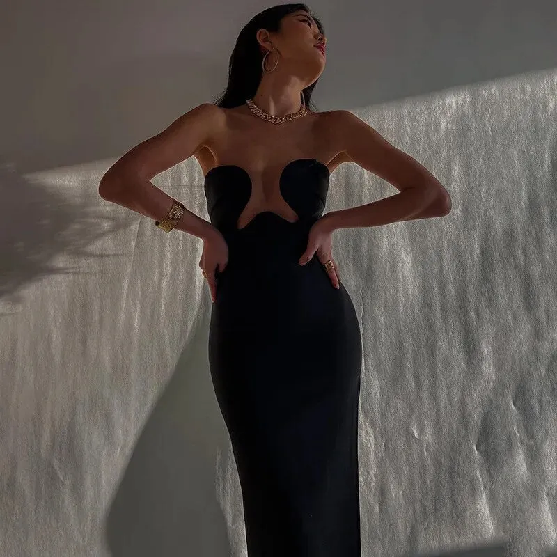 Wjczt outfit ideal Sophisticated Cut-Out Glamour Dress