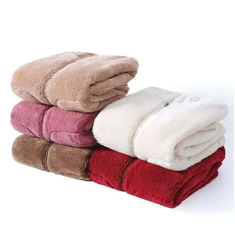 Women's Plush Fleece Hooded Jacket