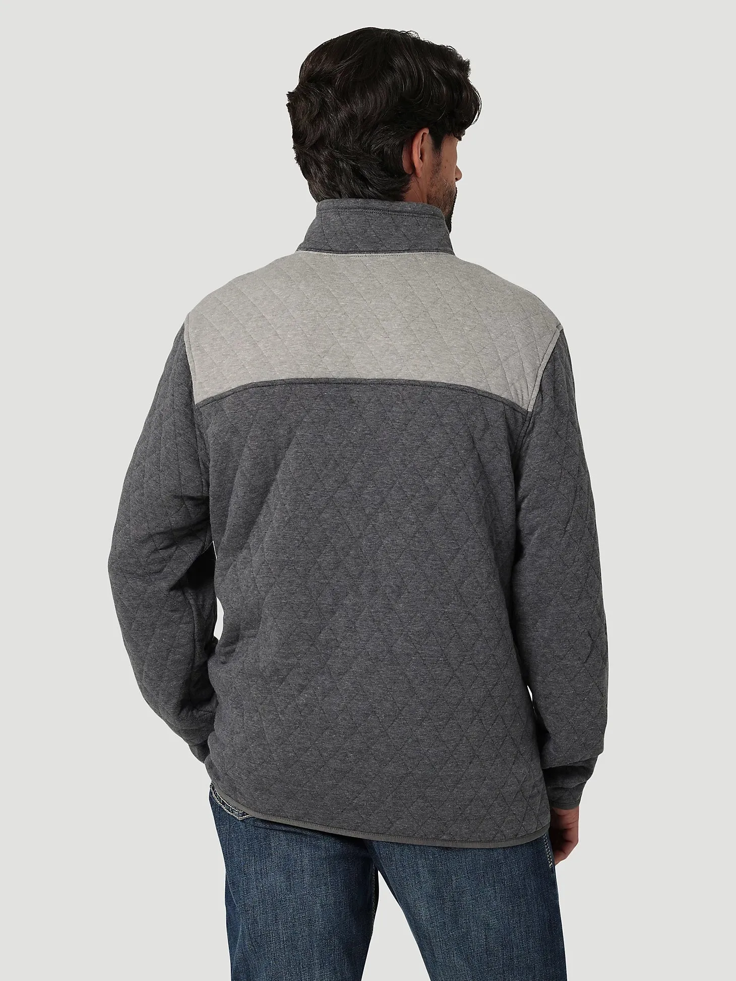 WRANGLER QUARTER SNAPS QUILTED PULLOVER