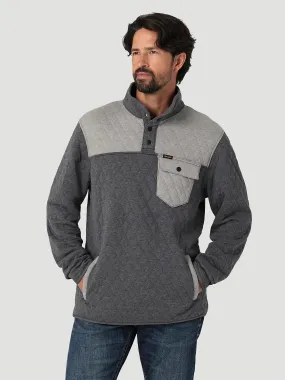 WRANGLER QUARTER SNAPS QUILTED PULLOVER